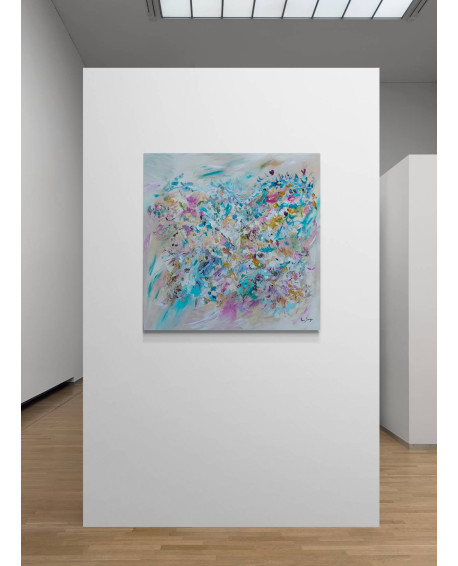 grand tableau abstrait contemporain
