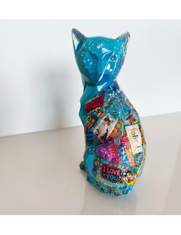 sculpture chat pop art
