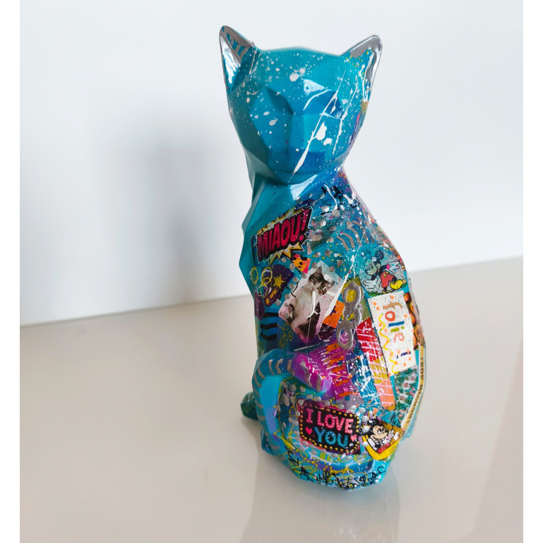sculpture chat pop art