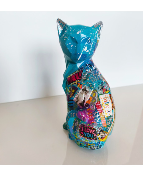 sculpture chat pop art