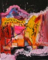 Peinture contemporaine colorée