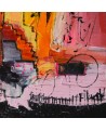 Peinture contemporaine colorée