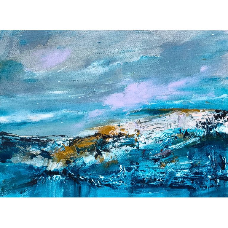 peinture abstraite paysage