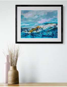 peinture abstraite paysage