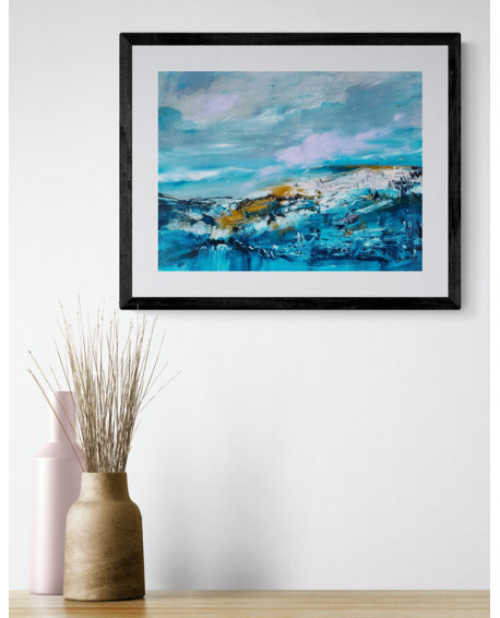 peinture abstraite paysage