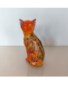 sculpture chat pop art orange