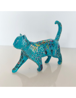 sculpture d'un chat