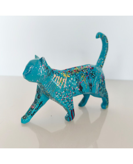 sculpture d'un chat