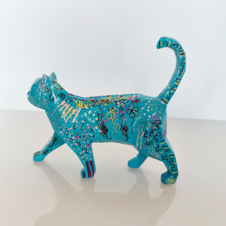 sculpture chat pop art