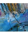 4 voiliers en mer - peinture marine moderne
