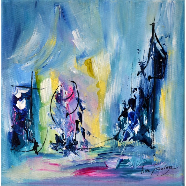peinture abstraite petit format pas cher