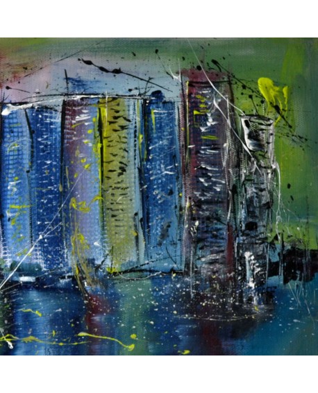 peinture urbaine abstraite