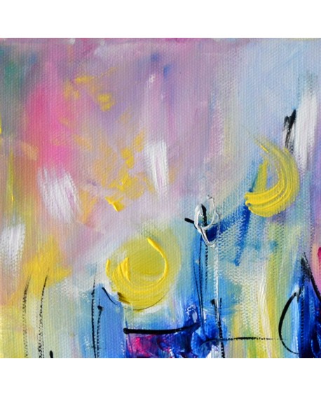 peinture abstraite colorée
