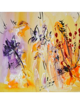 Printemps des fleurs - peinture florale