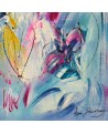 tableau abstrait coloré