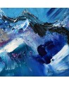 tableau moderne bleu