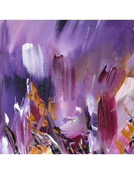 tableau violet abstrait