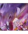tableau violet abstrait