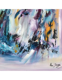 tableau abstrait coloré