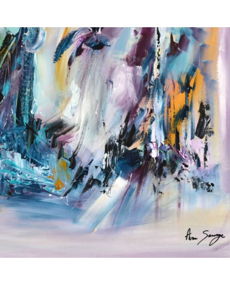 tableau abstrait coloré
