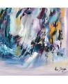 tableau abstrait coloré