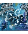 tableau bleu abstrait