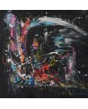 tableau coloré sur fond noir