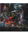 tableau coloré sur fond noir