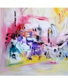 Tableau coloré abstrait