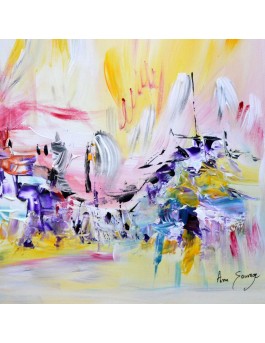 Tableau coloré abstrait