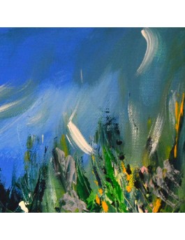 tableau abstrait nature