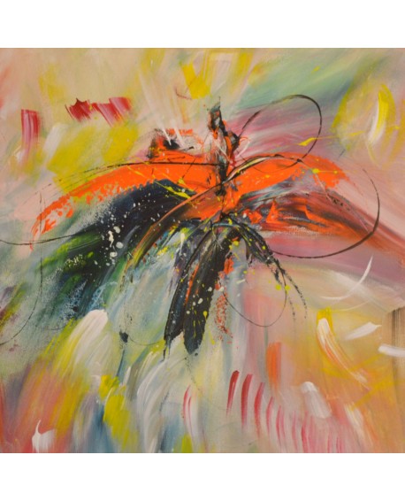 peinture multicolore de fleurs