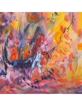  tableau abstrait coloré