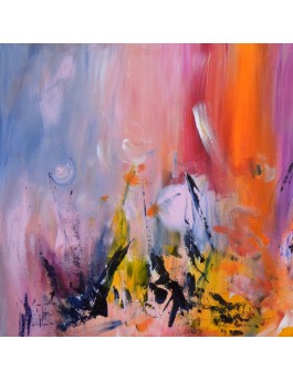 peinture abstraite colorée 