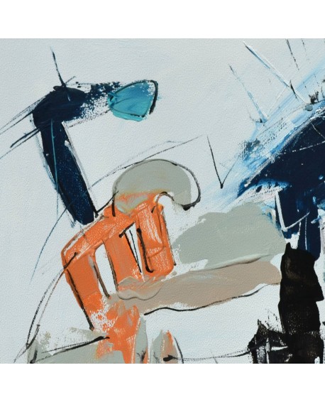 tableau abstrait épuré 