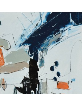 tableau abstrait épuré 