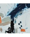 tableau abstrait épuré 