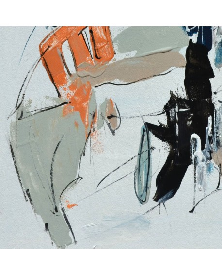 tableau abstrait épuré 