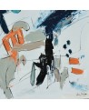 tableau abstrait épuré 