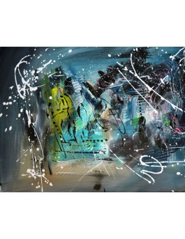 tableau moderne en plusieurs parties