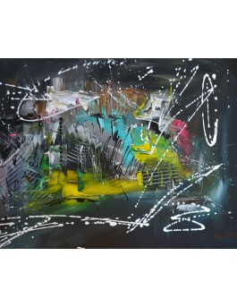 tableau moderne en plusieurs parties