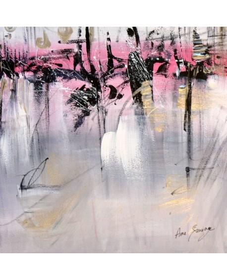 tableau gris rouge noir blanc