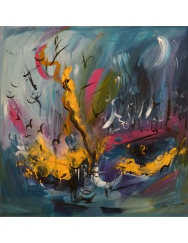 tableau abstrait contemporain