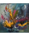 tableau abstrait contemporain
