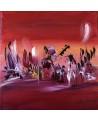 Tableau d'artiste peintre rose