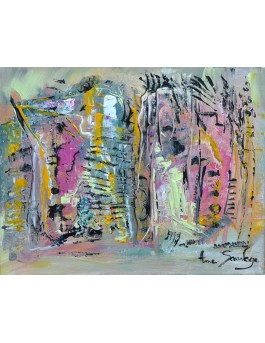 tableau contemporain le beau building