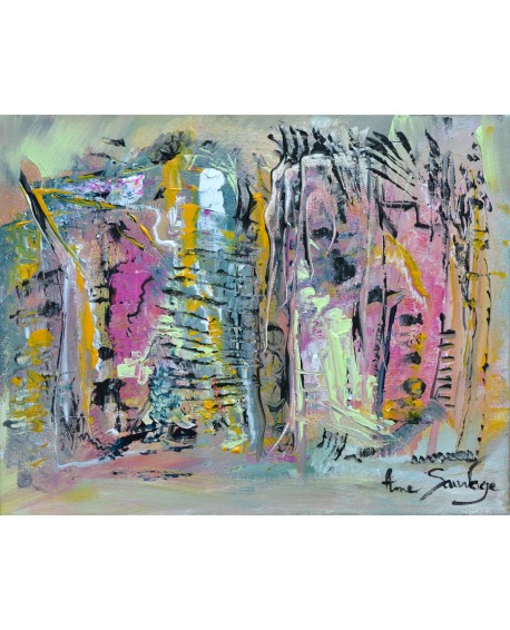 tableau contemporain le beau building