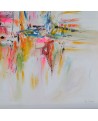 tableau contemporain coloré