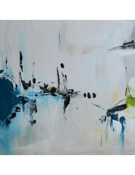 tableau abstrait contemporain épuré