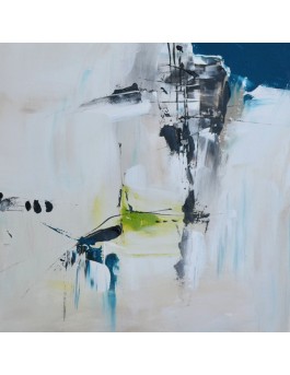 tableau abstrait contemporain épuré
